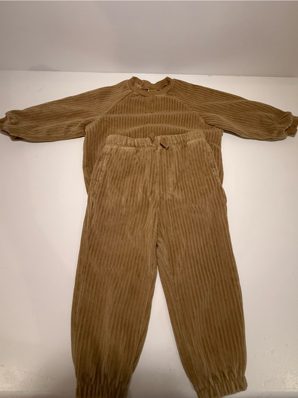 H&M Brown Corduroy 2-Piece Set | 9-12 Months